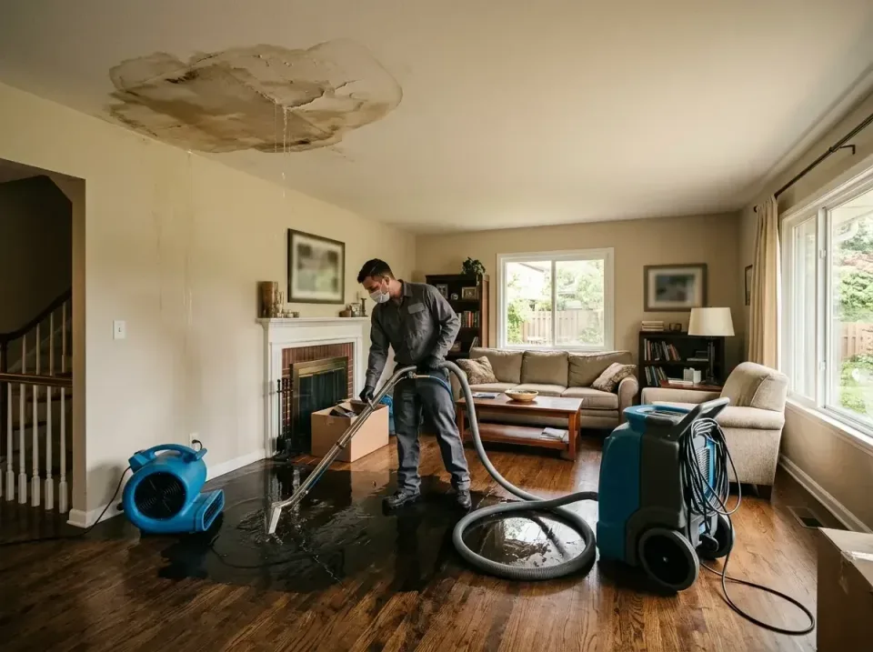 attic-pipe-burst-ceiling-drip-008 — frequently asked questions, Water Damage Restoration & Carpet Care in Tipton, IA